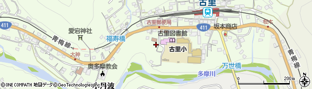 東京都西多摩郡奥多摩町小丹波101周辺の地図