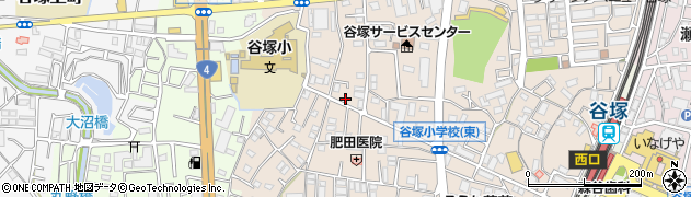 埼玉県草加市谷塚町1241周辺の地図