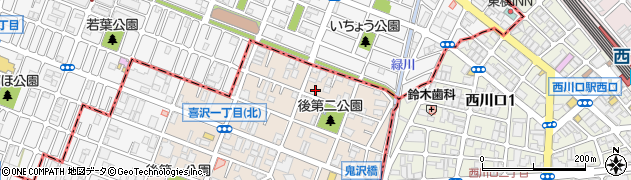 少林寺拳法　埼玉喜沢道院周辺の地図