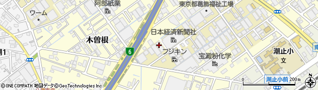 埼玉県八潮市二丁目1008周辺の地図