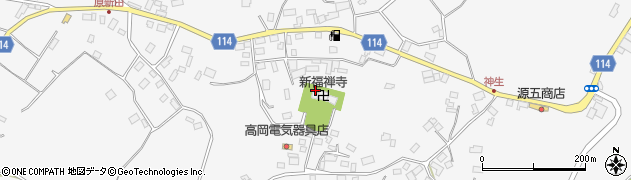 千葉県香取市神生周辺の地図