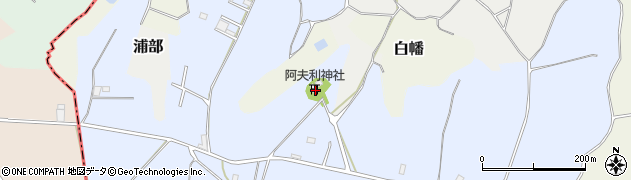 阿夫利神社周辺の地図