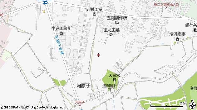〒270-1403 千葉県白井市河原子の地図