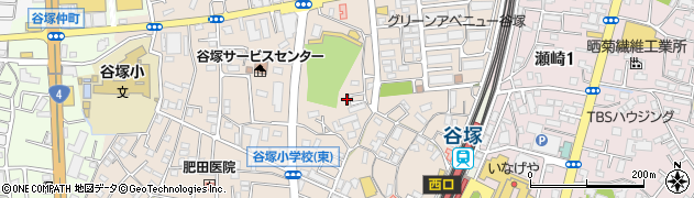 埼玉県草加市谷塚町703周辺の地図