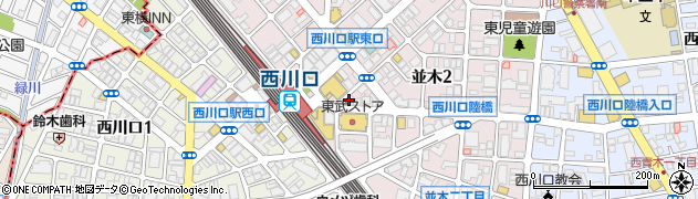 西川口駅前カイロ整体院周辺の地図