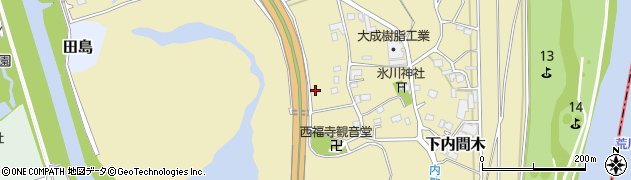 埼玉県朝霞市下内間木周辺の地図