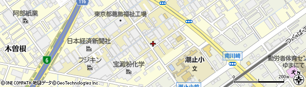 埼玉県八潮市二丁目1045周辺の地図