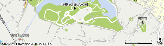 坂田ヶ池総合公園　管理事務所周辺の地図