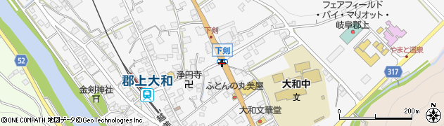 JA大和支店前周辺の地図