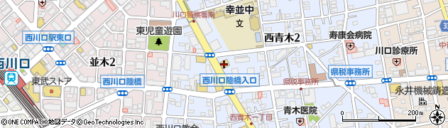 藍屋　西川口店周辺の地図