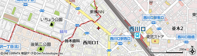 上野鍼灸指圧院周辺の地図