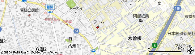 埼玉県八潮市二丁目996周辺の地図