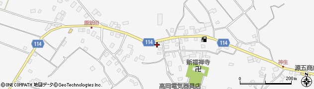 千葉県香取市神生328周辺の地図