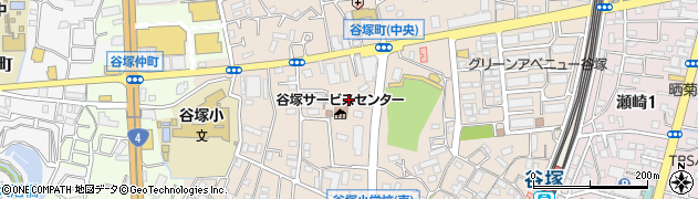 埼玉県草加市谷塚町768周辺の地図