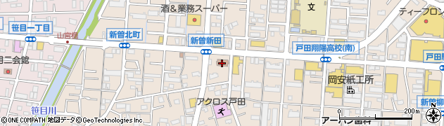戸田市消防本部周辺の地図