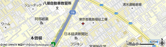 東鋼材株式会社　八潮工場周辺の地図