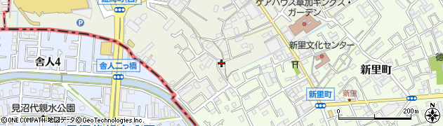 埼玉県草加市遊馬町148周辺の地図
