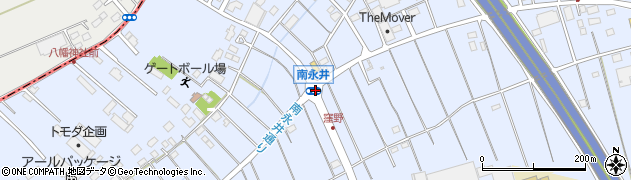 南永井周辺の地図