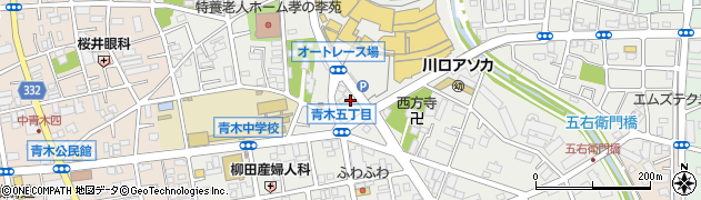 埼玉県川口市青木5丁目20周辺の地図