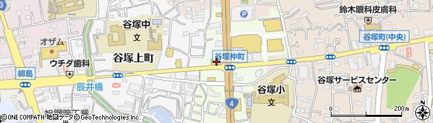 無添くら寿司 草加谷塚店周辺の地図
