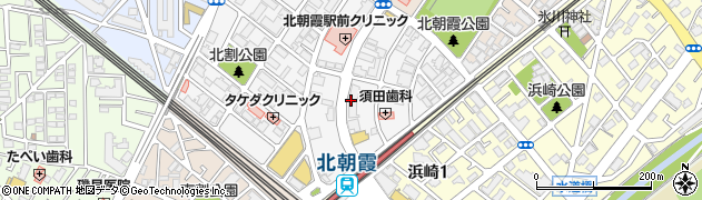 九州料理＆炭火焼き居酒屋 九州いち 北朝霞台店周辺の地図