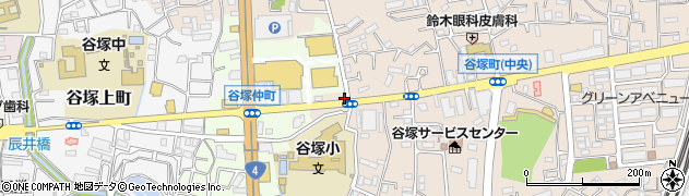 埼玉県草加市谷塚町1297周辺の地図