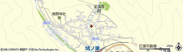 東京都奥多摩町（西多摩郡）棚澤周辺の地図