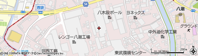 吉野石膏株式会社　草加工場周辺の地図