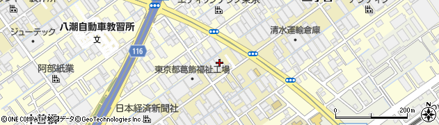 埼玉県八潮市二丁目1055周辺の地図