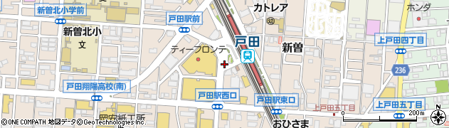 ビッグエコー BIG ECHO 戸田駅前店周辺の地図
