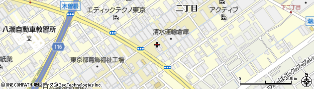 埼玉県八潮市二丁目1078周辺の地図