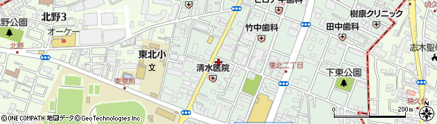 青木信用金庫新座支店周辺の地図