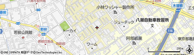 埼玉県八潮市二丁目974周辺の地図