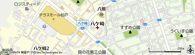 千葉県松戸市八ケ崎周辺の地図