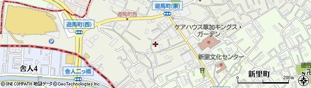 埼玉県草加市遊馬町273周辺の地図