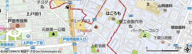 マツモトキヨシｐｅｔｉｔ　ｍａｄｏｃａ戸田店周辺の地図