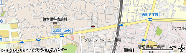 埼玉県草加市谷塚町1349周辺の地図