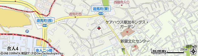 埼玉県草加市遊馬町268周辺の地図