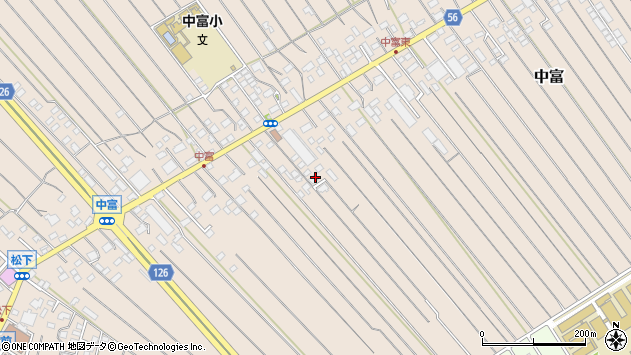 〒359-0002 埼玉県所沢市中富の地図