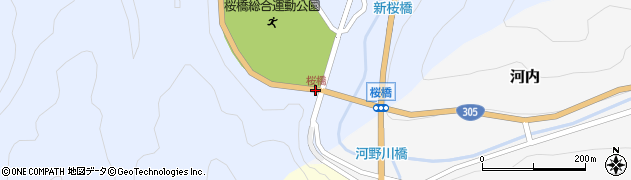 桜橋停留所周辺の地図