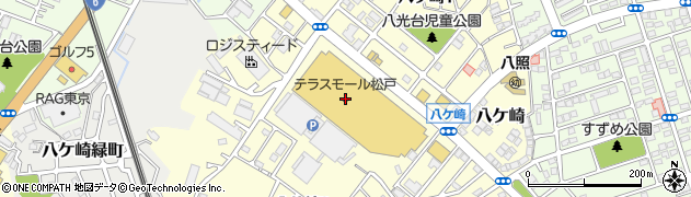 マクドナルドテラスモール松戸店周辺の地図