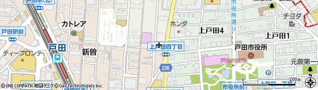埼玉県戸田市上戸田94周辺の地図