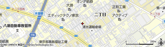 埼玉県八潮市二丁目1083周辺の地図