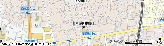 埼玉県草加市谷塚町1416周辺の地図