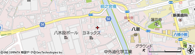 埼玉県八潮市西袋周辺の地図
