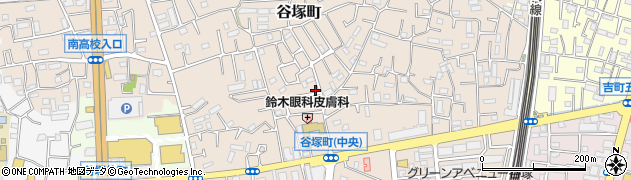 埼玉県草加市谷塚町1416-7周辺の地図