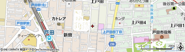 埼玉県戸田市上戸田37周辺の地図