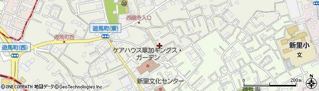 埼玉県草加市遊馬町1088-7周辺の地図