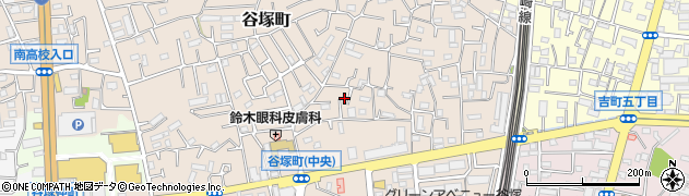埼玉県草加市谷塚町1405周辺の地図