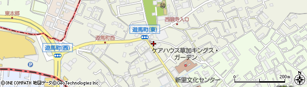 埼玉県草加市遊馬町246周辺の地図